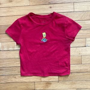 bart simpson baby tee